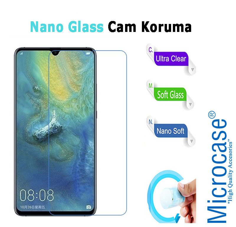 Microcase Huawei Mate 20X Nano Glass Cam Ekran Koruma Filmi