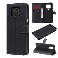 Microcase Xiaomi Redmi Note 9 Pro  Darbeye Dayanıklı Cüzdanlı ve Standlı Kapaklı Deri Kılıf Siyah AL4232