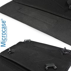 Microcase Delüx Serisi 8 inch Universal Standlı Tablet Deri Kılıf - Mor