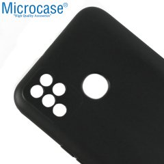 Microcase Infinix Hot 10 Matte Serisi Silikon TPU Kılıf - Siyah