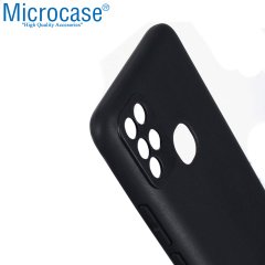 Microcase Infinix Hot 10 Matte Serisi Silikon TPU Kılıf - Siyah