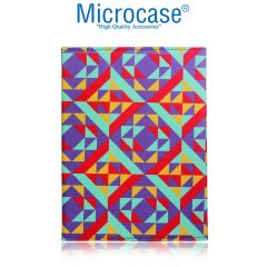 Microcase Lenovo Tab M10 HD 10.1 TB-X306F Sleeve Serisi Desenli Mıknatıs Kapaklı Standlı Kılıf - DS2