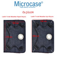 Microcase Delüx Serisi 7 inch Universal Döner Standlı Tablet Deri Kılıf - Mor