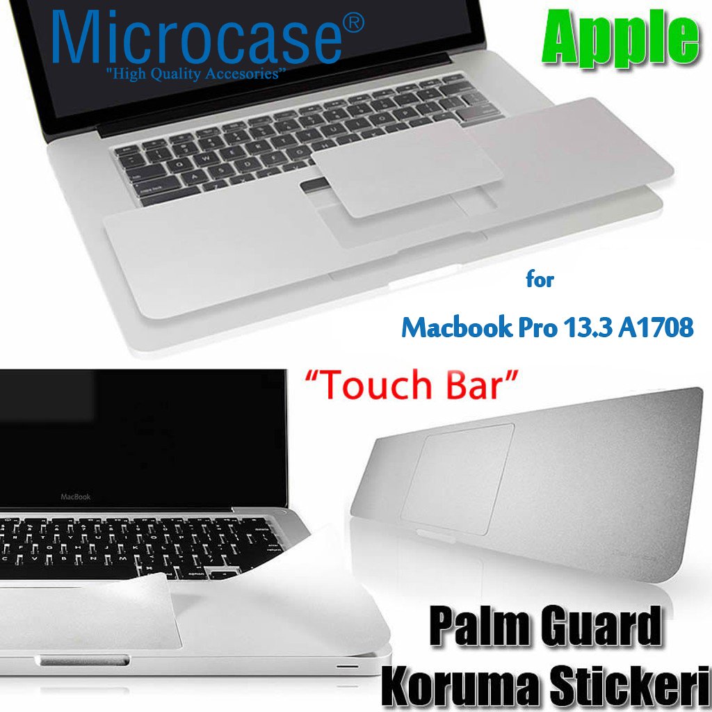 Microcase Macbook Pro 13.3 A1708 Klavye Altı + Track Pad Film