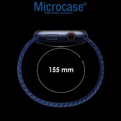 Microcase Amazfit Bip 5  ile Uyumlu  155 mm Esnek Hasır Örgü Kordon Kayış - KY35