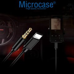 Microcase Type-C To 3.5mm Konektör Aux Ses Kablosu 1M AL4808