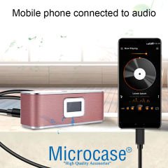 Microcase Type-C To 3.5mm Konektör Aux Ses Kablosu 1M AL4808
