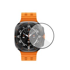Microcase Samsung Watch Ultra  Tam Kaplayan Kavisli Ekran Koruyucu 3D Pet Film - Siyah AL3385