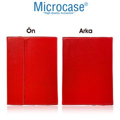 Microcase Huawei Matepad 11 2021 Sleeve Serisi Mıknatıs Kapaklı Standlı Kılıf - ACK101 Kırmızı