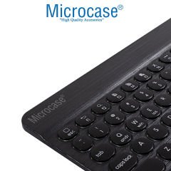 Microcase 2in1 Yuvarlak Tuşlu Bluetooth Kablosuz Klavye 800-1200-1600 DPI Bluetooth Kablosuz Mouse AL4812