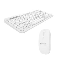 Microcase 2in1 Yuvarlak Tuşlu Bluetooth Kablosuz Klavye 800-1200-1600 DPI Bluetooth Kablosuz Mouse AL4812