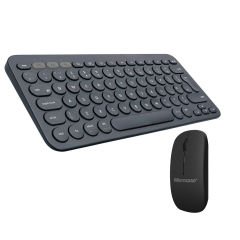 Microcase 2in1 Yuvarlak Tuşlu Bluetooth Kablosuz Klavye 800-1200-1600 DPI Bluetooth Kablosuz Mouse AL4812