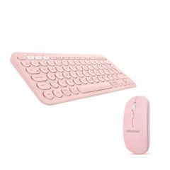 Microcase 2in1 Yuvarlak Tuşlu Bluetooth Kablosuz Klavye 800-1200-1600 DPI Bluetooth Kablosuz Mouse AL4812