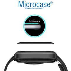 Microcase Huawei Watch D Tam Kaplayan Kavisli Ekran Koruyucu 3D Pet Film - Siyah AL3385