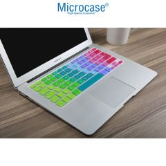 Macbook Pro Retina 15.4 Silikon Klavye Koruması EU Türk Gökkuşağı