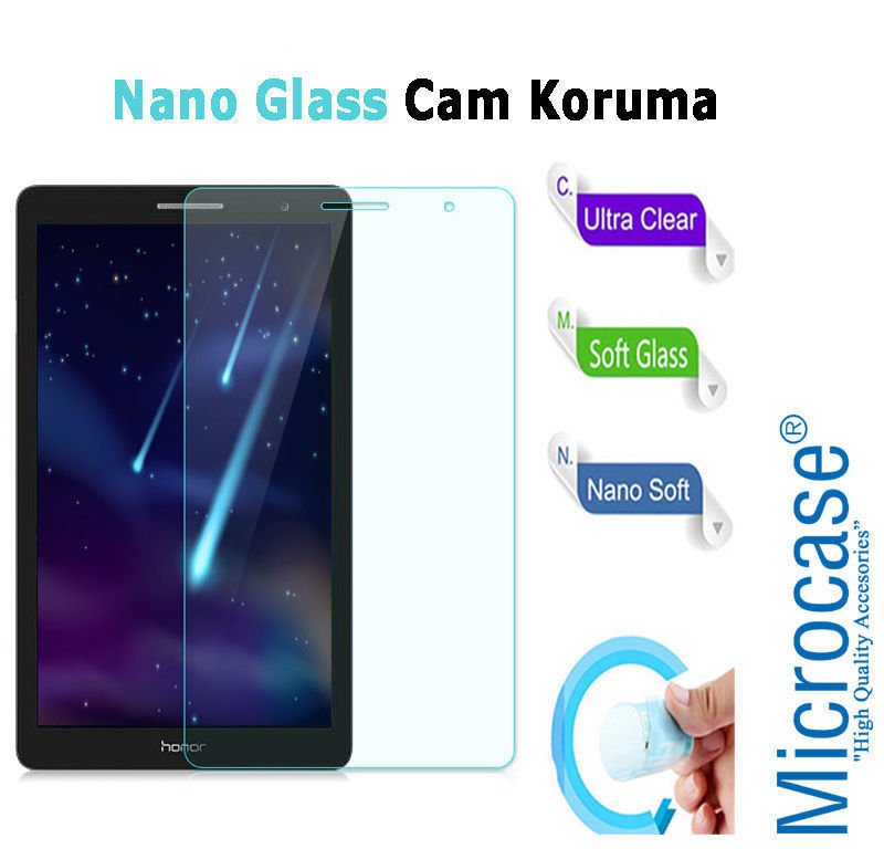 Microcase Huawei Mediapad T3 BG2-U01 7 inch 3G içindir Nano Esnek Ekran Koruma Filmi (WiFi uymaz)