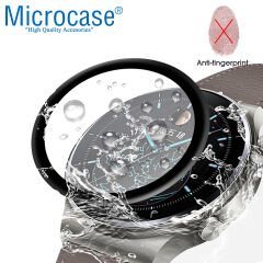 Microcase Huawei Watch Buds Tam Kaplayan Kavisli Ekran Koruyucu 3D Pet Film - Siyah AL3385