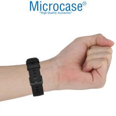 Microcase Amazfit Bip 3 Pro için Nokta Desenli Silikon Kordon Kayış - KY30