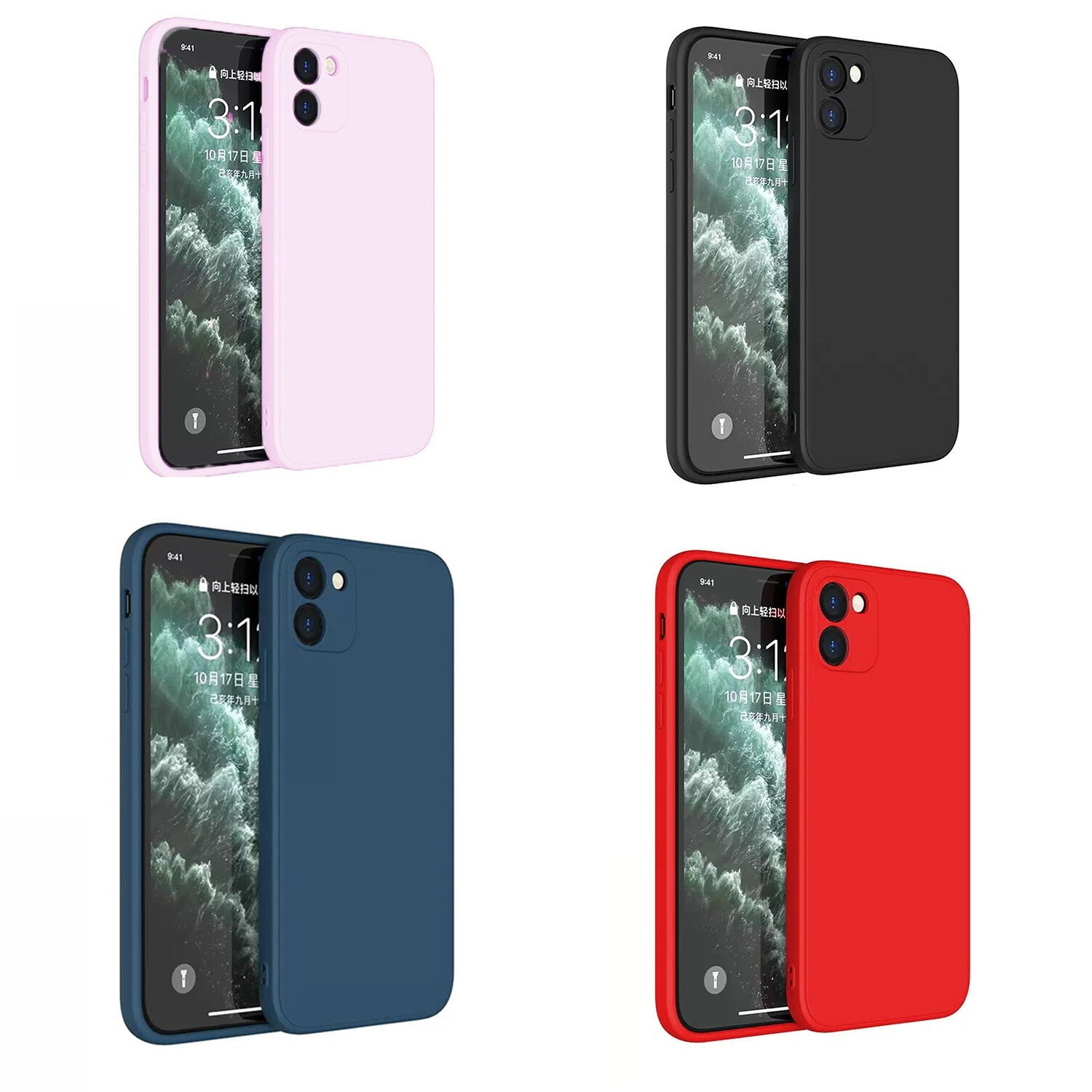 Microcase Vivo y36 CamPRO Serisi Kamera Korumalı Silikon Kılıf - AL3427