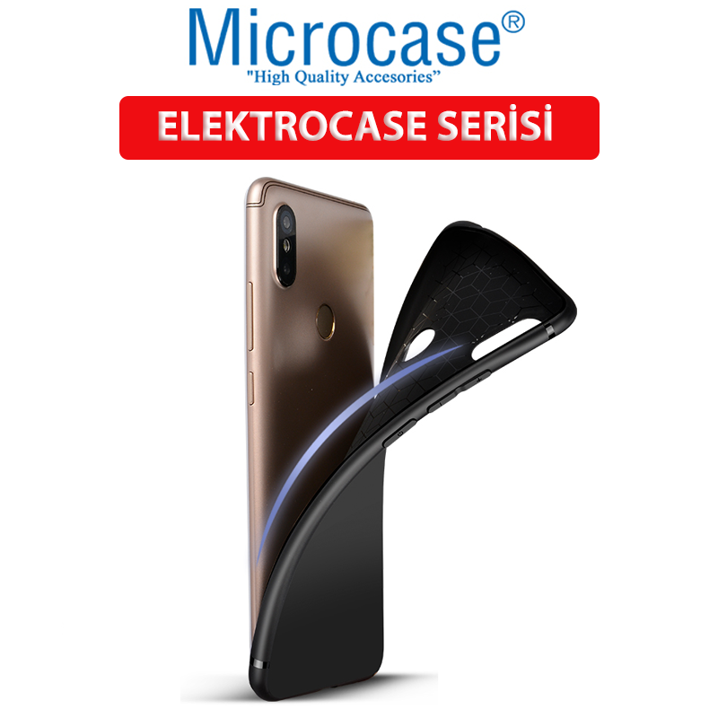 Xiaomi Redmi S2 Elektrocase Serisi Silikon TPU Kılıf + Cam