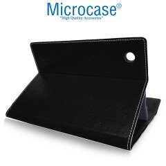 Microcase iPad Mini 6.Nesil 8.3 inch 2021 Sleeve Serisi Mıknatıs Kapaklı Standlı Kılıf - ACK101 Siyah