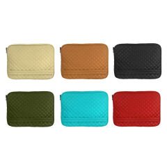 Microcase Xiaomi Pad 6 / Pad 6 Pro 11'' için Baklava Desen Kapitone Deri Kumaş Taşıma Çantası Kılıf - AL3764