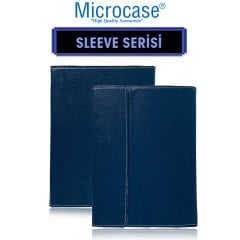 Microcase iPad Mini 6.Nesil 8.3 inch 2021 Sleeve Serisi Mıknatıs Kapaklı Standlı Kılıf - ACK101 Lacivert
