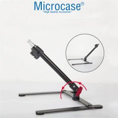 Microcase 4in1 Ürün Çekim Standı Tripod + Bluetooth Kumanda + Telefon Tutucu Başlık + 360 Döner Başlık Adaptör - AL4811