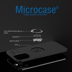 iPhone 12 Pro Max Focus Serisi Yüzük Standlı Kılıf