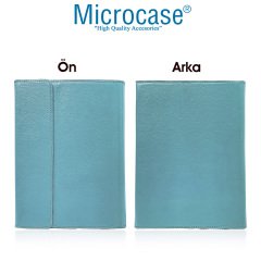 Microcase iPad Mini 6.Nesil 8.3 inch 2021 Sleeve Serisi Mıknatıs Kapaklı Standlı Kılıf - ACK101 Gök Mavi