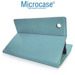 Microcase iPad Mini 6.Nesil 8.3 inch 2021 Sleeve Serisi Mıknatıs Kapaklı Standlı Kılıf - ACK101 Gök Mavi