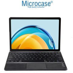 Microcase Samsung Galaxy Tab S9 FE X510 10.9 inch Tablet Bluetooth Touchpad Klavye + Standlı Kılıf - BKK5