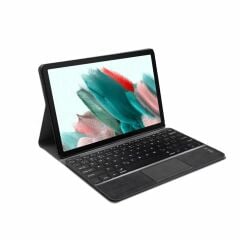 Microcase Samsung Galaxy Tab S9 FE Plus X610 12.4 inch Tablet Bluetooth Touchpad Klavye + Standlı Kılıf - BKK5