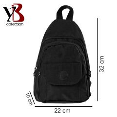 YB Collection Unisex Krinkıl Kumaş Sırt ve El Çantası - AL3629