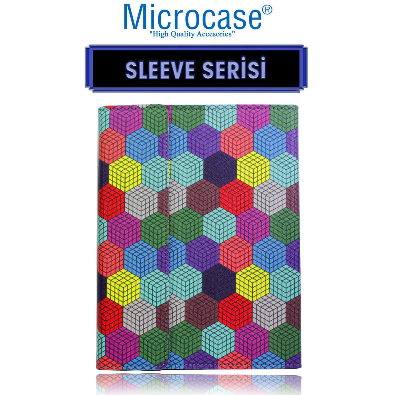 Microcase iPad Air 4.Nesil 10.9 inç 2020 Sleeve Serisi Desenli Mıknatıs Kapaklı Standlı Kılıf - DS9