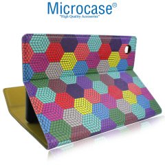 Microcase iPad Air 4.Nesil 10.9 inç 2020 Sleeve Serisi Desenli Mıknatıs Kapaklı Standlı Kılıf - DS9
