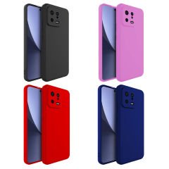 Microcase Xiaomi 13 (Global) CamPRO Serisi Kamera Korumalı Silikon Kılıf - AL3427