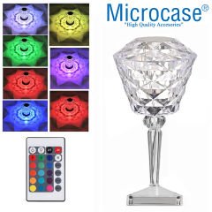 Microcase Uzaktan Kumandalı Dokunmatik 3 Mod RGB 16 Renk Ledli Atmosferik Dekorasyon Masa Lambası - AL3851
