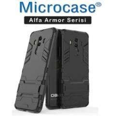 Huawei Mate 10 Alfa Serisi Armor Standlı Koruma Kılıf+Cam
