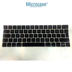 Macbook Pro Retina 15.4 Silikon Klavye Koruması EU Türkçe Siyah
