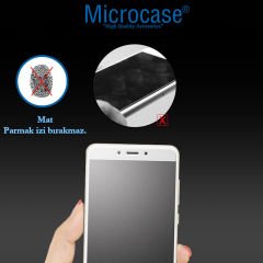 Microcase Xiaomi Mi A3 - CC9e Tam Kaplayan Çerçeveli Tempered Ekran Koruyucu - Mat Siyah