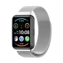 Microcase Huawei Watch Fit 2 için Mıknatıslı Metal Kordon Kayış - KY57