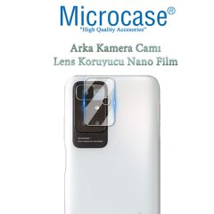 Microcase Xiaomi Redmi 10 Kamera Camı Lens Koruyucu Nano Esnek Film Koruyucu