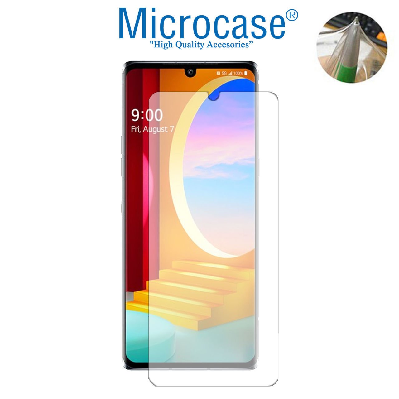 Microcase LG Velvet Full Ön Kaplama TPU Soft Koruma Filmi