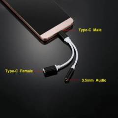 Mate 10 Pro 2in1 Şarj + Kulaklık Dönüştürücü 3.5 mm jack Adaptör