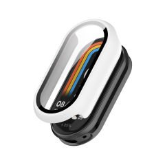 Microcase Xiaomi Smart Band 9 için   Ekran Korumalı Sert Rubber Kılıf - AL3173