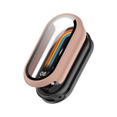 Microcase Xiaomi Smart Band 9 için   Ekran Korumalı Sert Rubber Kılıf - AL3173