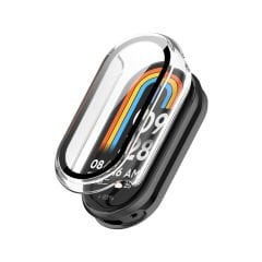 Microcase Xiaomi Smart Band 9 için   Ekran Korumalı Sert Rubber Kılıf - AL3173