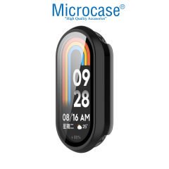 Microcase Xiaomi Smart Band 9 için   Ekran Korumalı Sert Rubber Kılıf - AL3173