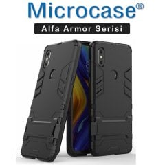 Microcase Xiaomi Mi Mix 3 Alfa Serisi Armor Standlı Perfect Koruma Kılıf